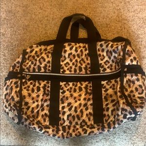 Leopard duffel